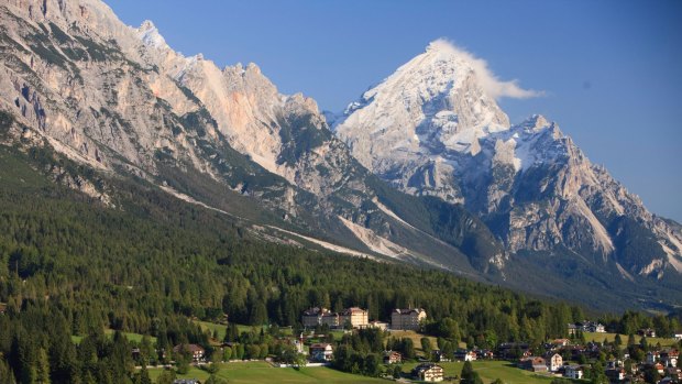 Inspiring: Cortina D'Ampezzo in the Dolomites.