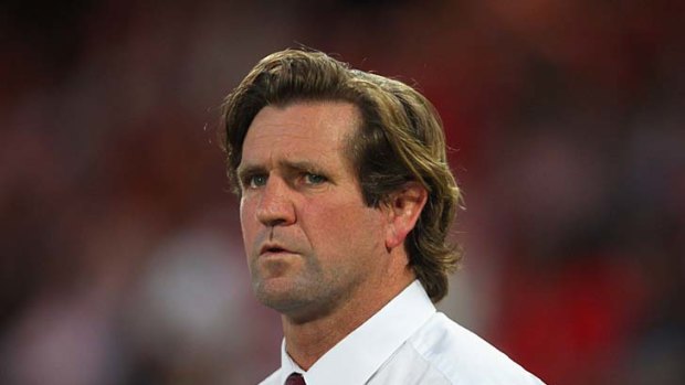 In demand . . . Manly are keen to lock-in coach Des Hasler before he is lured away by another club.