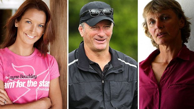 Wise heads: (From left) surfer Layne Beachley, cricketer Steve Waugh and swimmer Shane Gould.