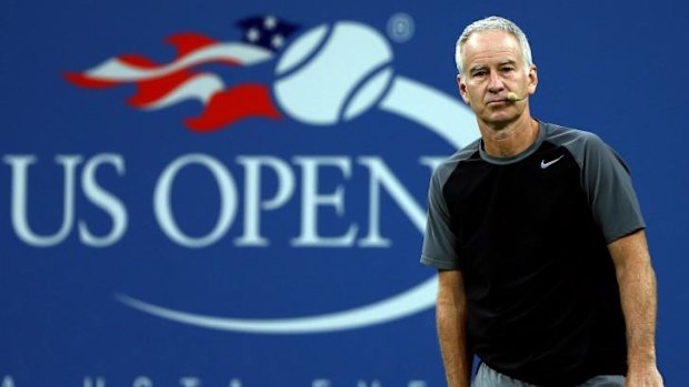 Safety converns: tennis legend and commentator John McEnroe.