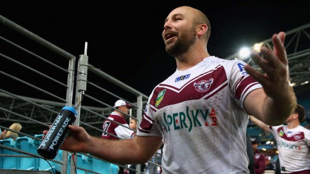 "He [Glenn Stewart] shouldn't have to go, he shouldn't have to pack up and move to another club just because of figures - it's not right": Manly playmaker Kieran Foran.