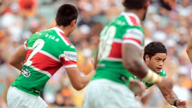On a roll &#8230; Souths hooker Issac Luke is relishing playing more minutes this season.