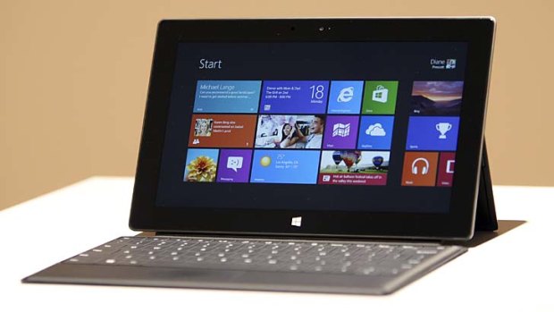 Cool factor ... the Microsoft Surface hybrid tablet.