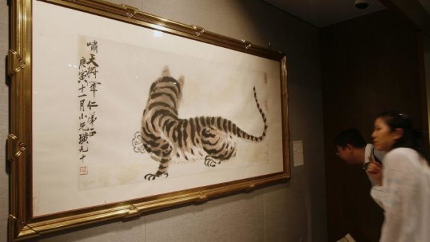 Works by artist Qi Baishi were among those forged by Xiao Yuan.