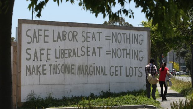 Graffiti in Hampshire Road, Sunshine, sends a clear message: don't take us for granted.