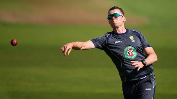 Throw at the stumps: Peter Siddle wants a one-day recall for the 2015 World Cup.