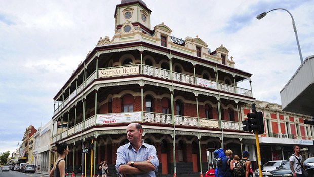 Sean Butler, the previous owner of the iconic National Hotel in Fremantle.