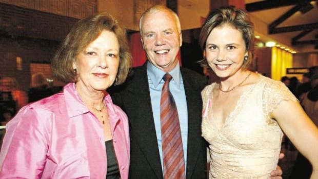 Janelle and Antony Kidman with their daughter, Antonia.