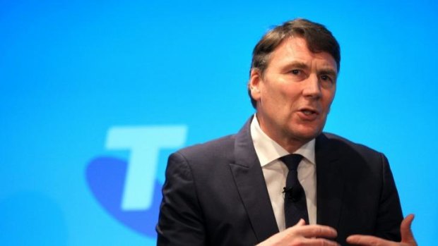 Under fire: Telstra chief executive David Thodey fronted shareholders on Tuesday.