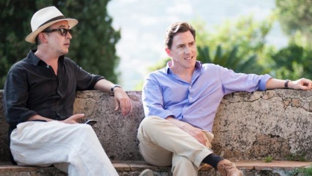Steve Coogan and Rob Bryan in <i>The Trip to Italy</i>.
