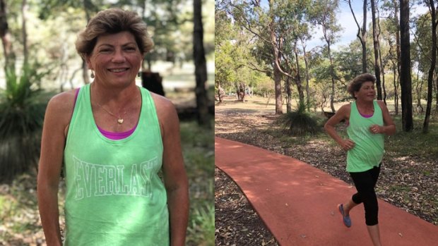 Since having a heart transplant, Colleen Ashby runs 5-10 kilometres each day. 