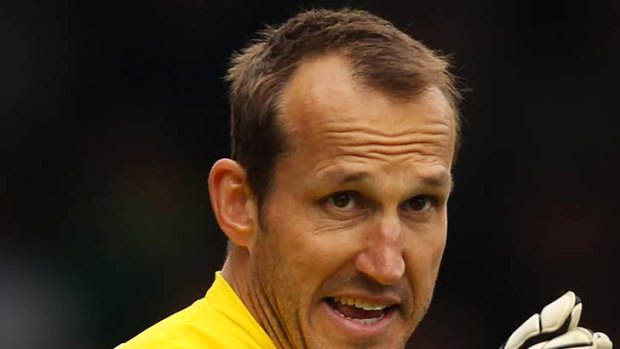 Bad day at the office ... Mark Schwarzer.