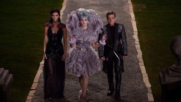 Scenes of Katniss Everdeen and Peeta Mellark attending a ball at the home of President Snow in <i>The Hunger Games: Catching Fire</i> was shot both inside and outside the Swan House in Atlanta.