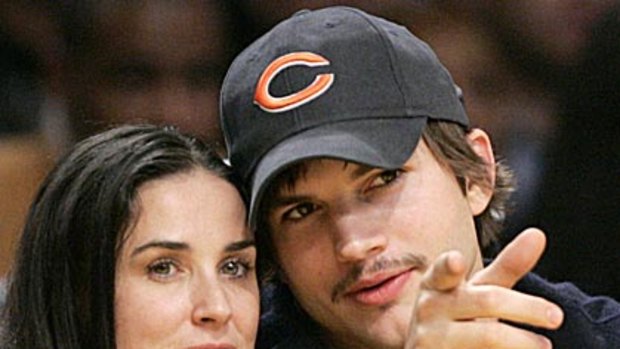 Stereotyped ... Demi Moore and Ashton Kutcher.