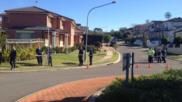 Sydney shooting: police at the scene.