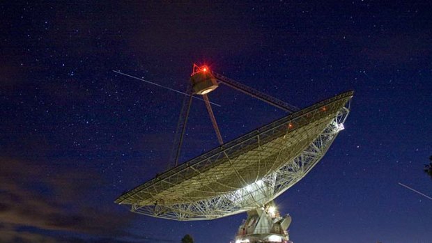 Is there anybody out there ... the CSIRO Parkes Radio Telescope captures radio signals from the far reaches of the universe.