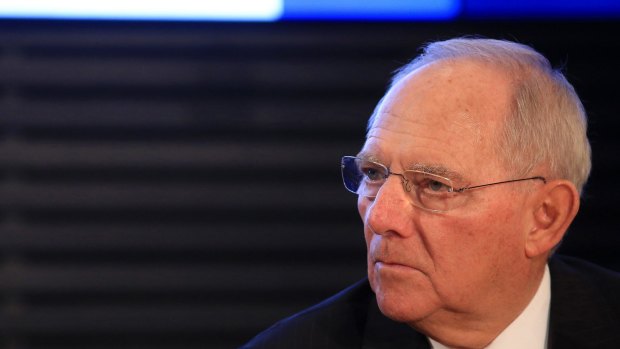 Wolfgang Schaeuble, Germany's finance minister.