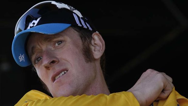 Angry ... Bradley Wiggins has lashed out at critics.