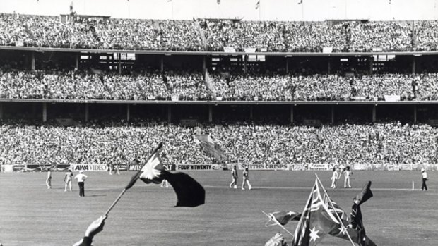 The crowd for the one-day match between the West Indies and Australia at the MCG in 1984 was rather more substantial than the one that watched Chris Gayle's team yesterday.