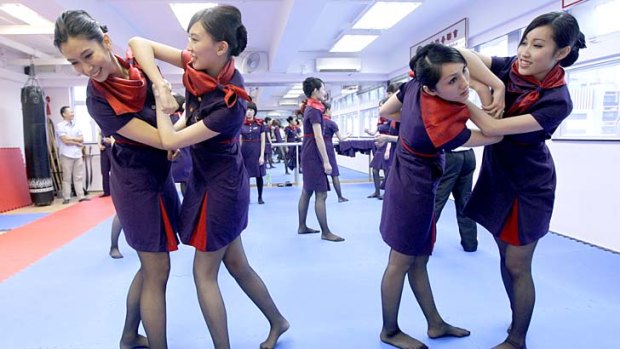 Hong Kong Airlines last year said it had an average of three incidents involving disruptive passengers every week and has introduced training in wing chun, a form of kung fu, for its cabin crew.