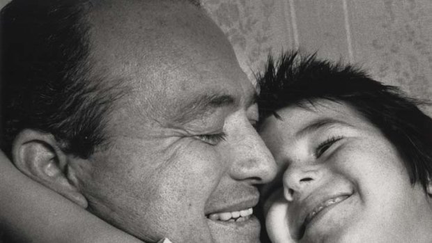 Vince Lovegrove with his son Troy.