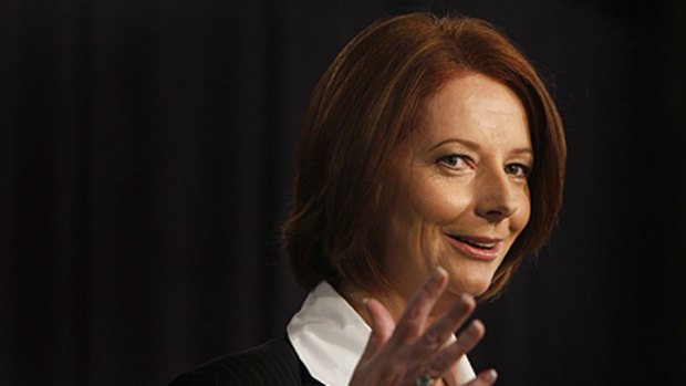 'Good kind of pressure' ... Julia Gillard.