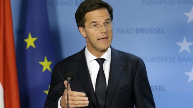 Dutch Prime Minister Mark Rutte.