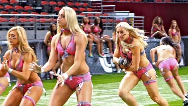 Lingerie football touches down in Sydney.