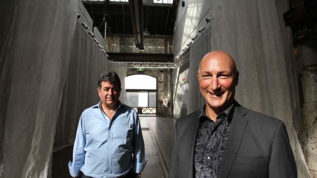 Tim Etchells, founder of Art Fairs Australia and Barry Keldoulis, CEO Sydney Contemporary Art Fair.
