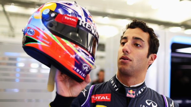 Raring to go... Daniel Ricciardo insists he isn't intimidated by Sebastian Vettel's reputation.