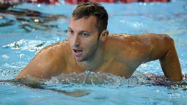 Ian Thorpe ... attempting to qualify for the Olympics.