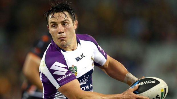 Team effort: Cooper Cronk had a blinder for the Storm but coach Craig Bellamy was more impressed with his side's defensive effort as a whole.