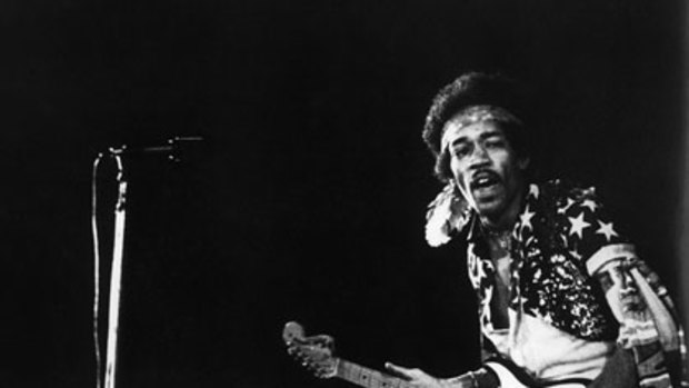 Jimi Hendrix ... arrived in London with little more than a white Fender Stratocaster and a tube of pimple cream.