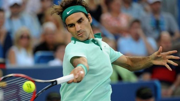 "I was the more aggressive player out there": Roger Federer.