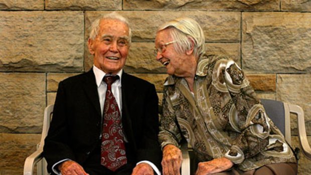 Australian centenarians  ... Francis Ward and Ruth Richards.