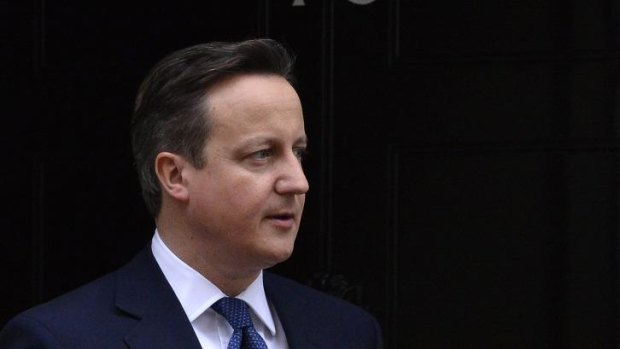 Blunt response: British Prime Minister David Cameron.