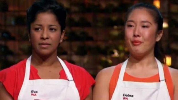 Debra and Eva in the My Kitchen Rules 2015 semi final.