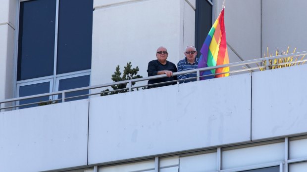 The couple say the complaint against their flag is homophobic.