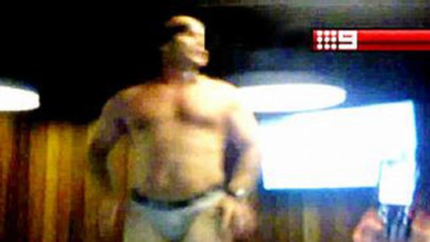 Allan Langer caught on camera at the Normanby Hotel in Red Hill.
