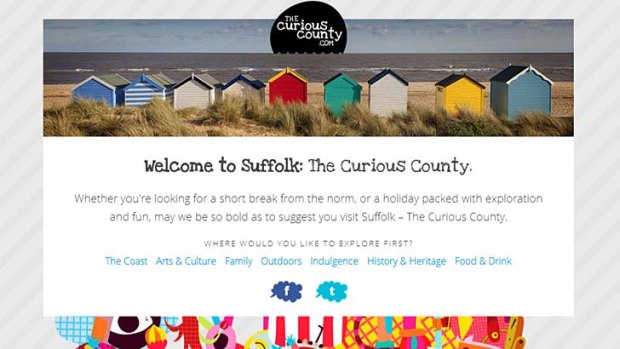 The Curious County website is still up and running, despite the much-criticised slogan being scrapped.