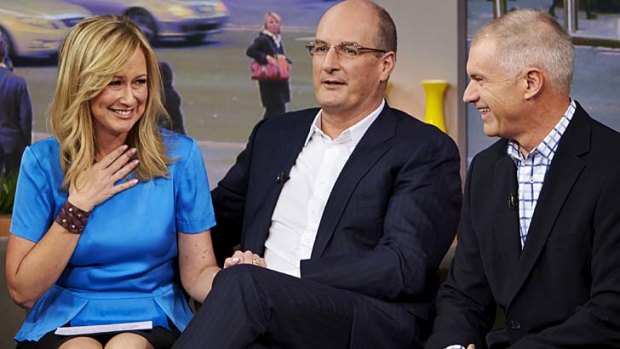 Axed: Melissa Doyle, pictured with co-host David Koch.
