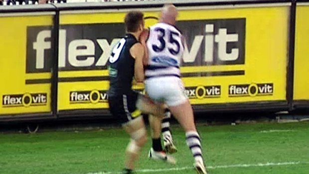 Paul Chapman faces a week on the sidelines after this bump.