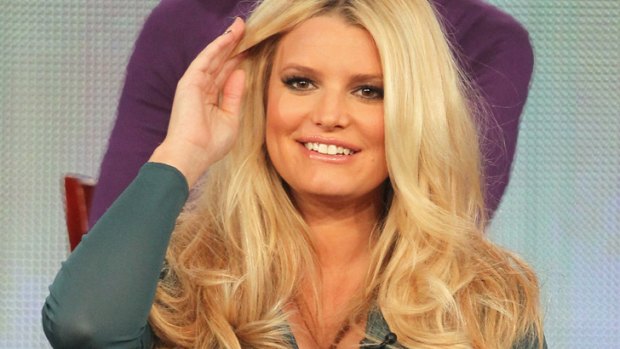 Role model ... Jessica Simpson pledges to provide a good example to her daughter.