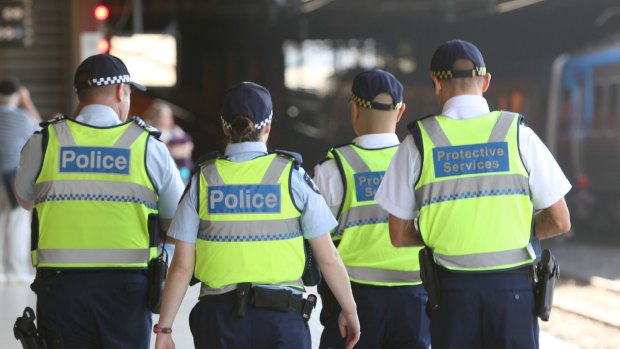 PSOs have become a common sight at Melbourne's railway stations. 