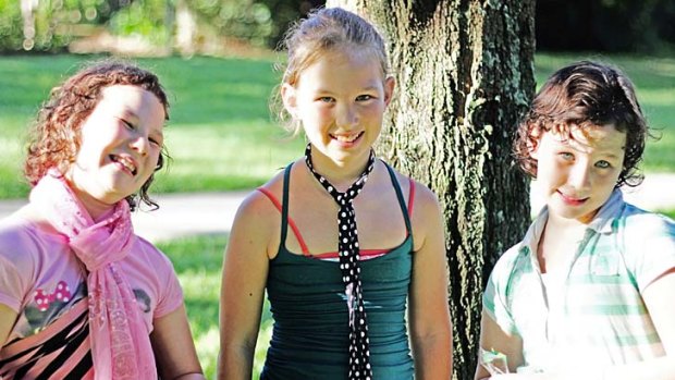 Lives cut short ... Matt Golinski's three daughters,Willow, 12, Starlia, 10, and Sage, 12, will be farewelled today.