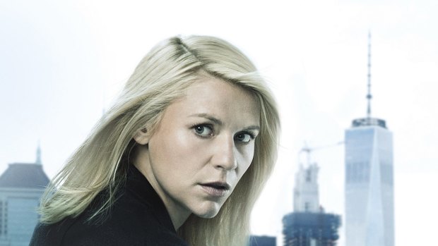 Carrie Mathison (Claire Danes): Safely on her meds and looking out for Quinn in the opening of Homeland, season six.