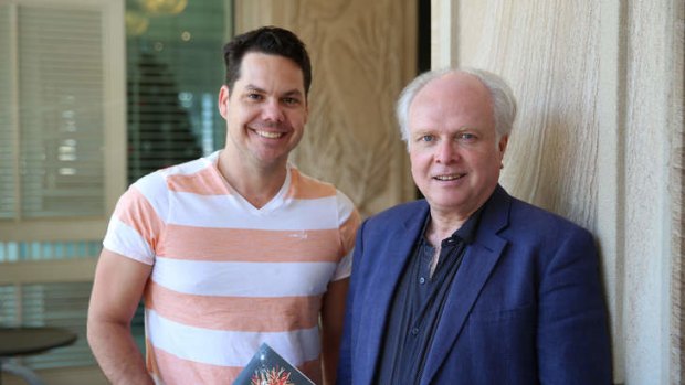 Macbeth director Michael Attenborough with actor Jason Klarwein, who plays the title role.