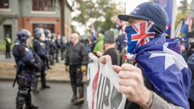 "Patriots" in Melbourne: It can't be said that these people represent Australia.