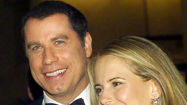Expecting twins ... John Travolta and Kelly Preston.