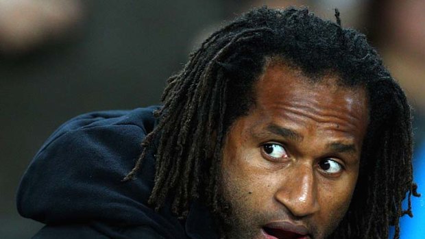 Taking his time ... Lote Tuqiri doesn't want to return until his broken arm is fully healed.